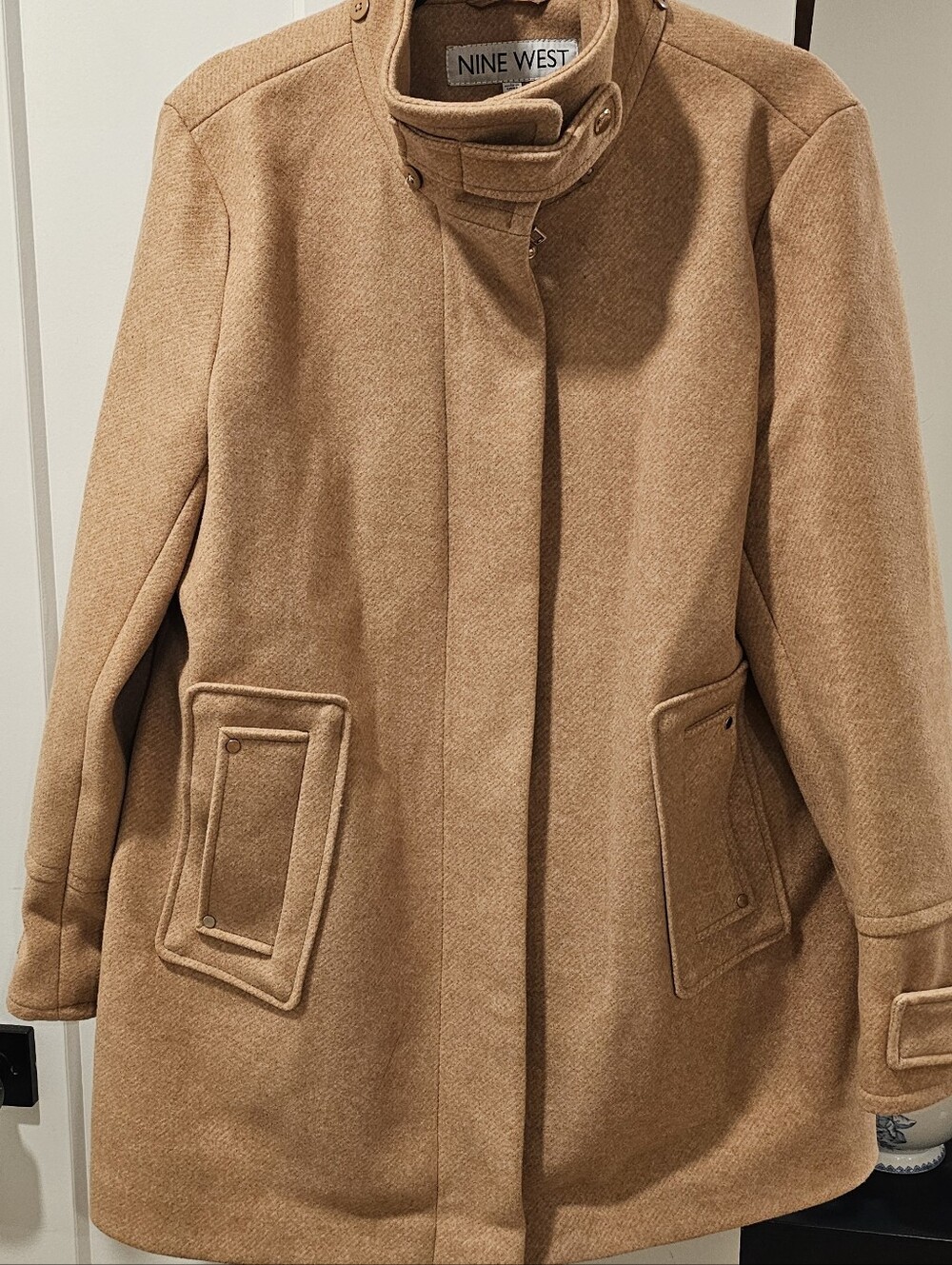 Nine West Camel Wool Coat — NWOT, Size L ✨Never worn, no tags! This one's gorge